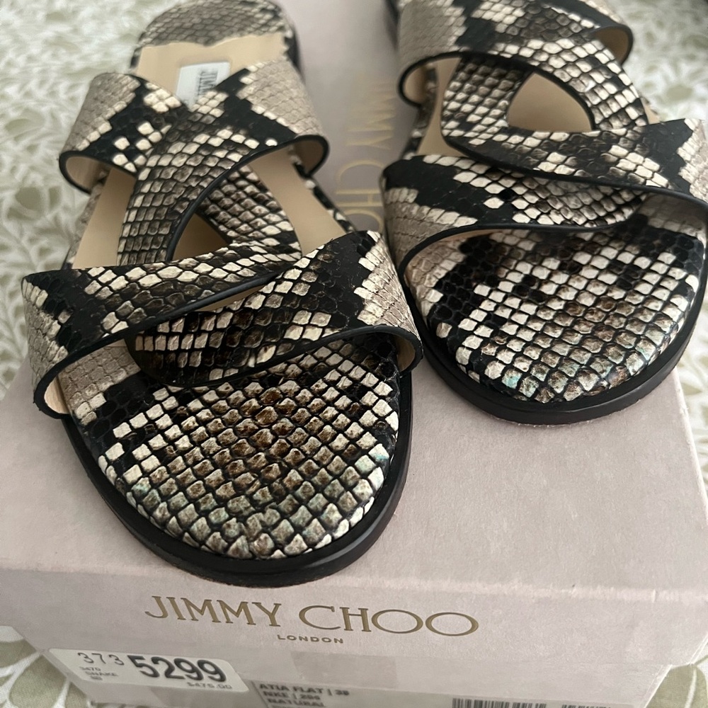 Jimmy Choo slip on sandals - Picture 4 of 5